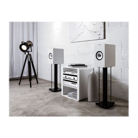 KEF Q Series 6.5" 2-Way Bookshelf Speakers (Pair) Satin White Q350WH | Audio room, Kef ...