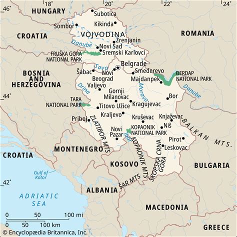 Administrative divisions and history of Serbia | Britannica