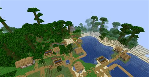 2357902202500014489 A Jungle Village | Seed Minecraft