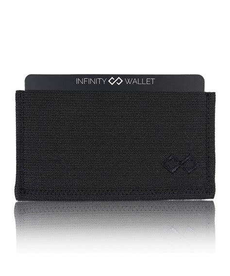 Infinity Wallet- Men's Minimalist Wallet - Black - CU11X9UV7ED