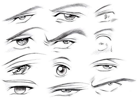 Pin by Ирина А. on глаза | Guy drawing, Male eyes, How to draw anime eyes