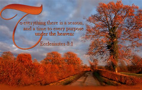 To Everything There Is A Season And A Time To Every Purpose Under ...