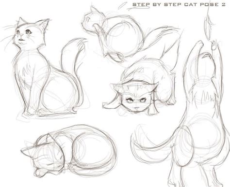 Cute Cat Drawing Reference - Cats Anime Drawing