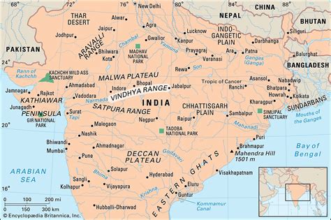 Vindhya Range | History, Location, Map, & Facts | Britannica