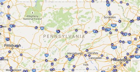 Pennsylvania Rest Areas | Roadside PA Rest Stops | Maps | Facilities