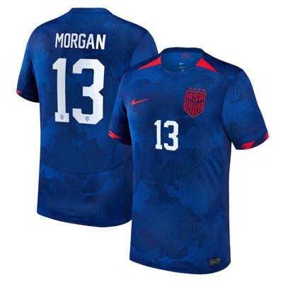 Nike Alex Morgan Uswnt 2023 Stadium Away Men's Dri-fit Soccer Jersey In Blue | ModeSens