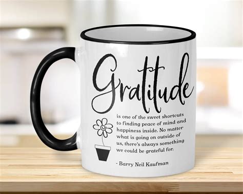 Positive Coffee Mug - Motivation - Gratitude Quote - Inspirational ...