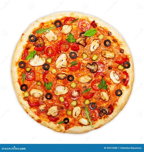 Pizza Isolated Stock Photo - Image: 34513380