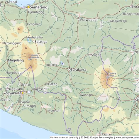 Map of Surakarta, Indonesia | Global 1000 Atlas