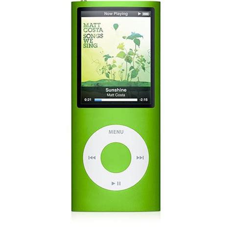 Apple iPod nano 4th Gen (Green) MB913LL/A B&H Photo Video