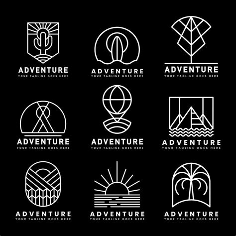 Set of adventure logo vector | Premium Vector - rawpixel