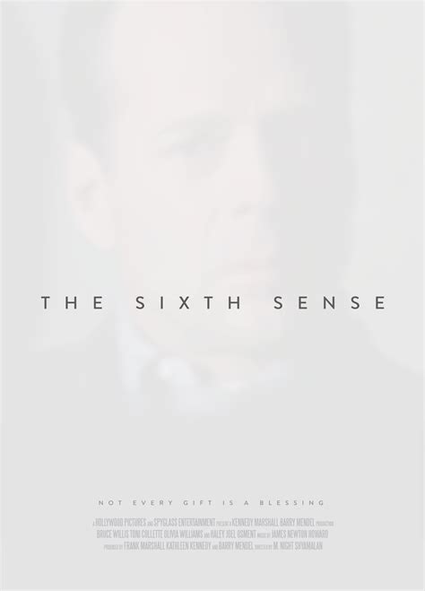 Day 246: A ghostly poster for the Sixth Sense.... - A Movie Poster A Day