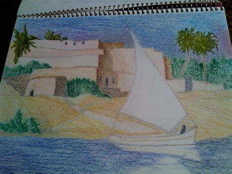 Nile River Drawing