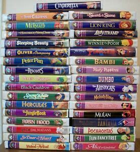 40 Disney Vhs Masterpiece Collection