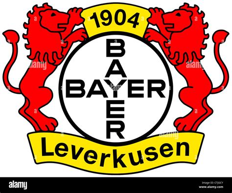 Logo of German football team Bayer 04 Leverkusen Stock Photo - Alamy