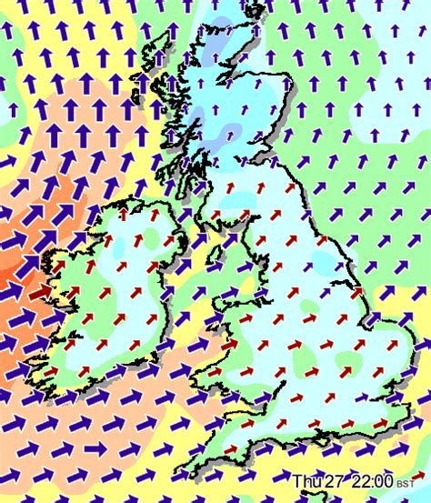 Wind Forecast Map - Britain Time And Weather, Weather Map, Wind Map, Arts Ed, Britain, Abstract ...