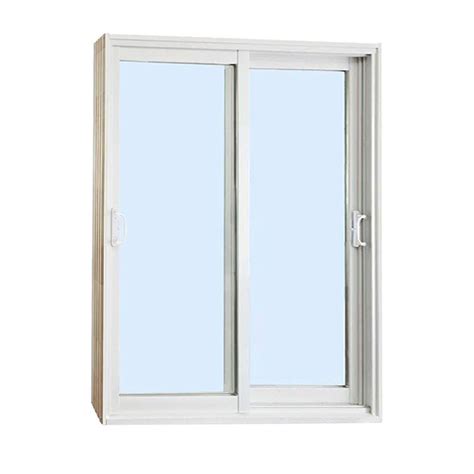 Stanley Doors 60 in. x 80 in. Double Sliding Patio Door Clear Low-E-500001 - The Home Depot