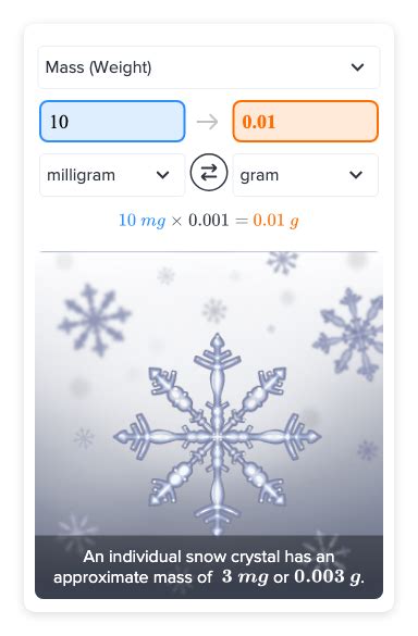 Flexi answers - How many grams is 10 milligrams? | CK-12 Foundation