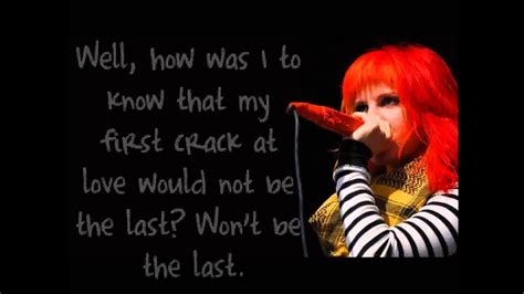 Hayley Williams - Teenagers (With Lyrics and Song Meaning) - YouTube