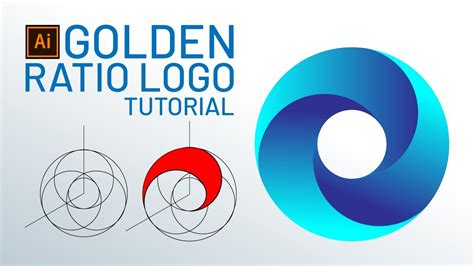 GOLDEN RATIO LOGO Adobe Illustrator Tutorial - YouTube