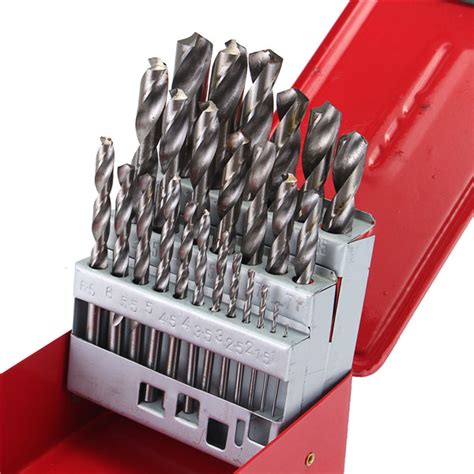 38pcs 1-13mm HSS Twist Drill Bit Set with Case | Alexnld.com