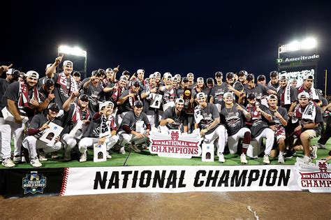 Mississippi State Wins CWS to Capture First National Championship