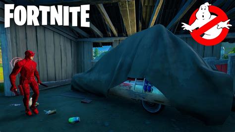 Fortnite - Where to Find Ecto-1 (Ghostbusters Coming Soon!) - YouTube