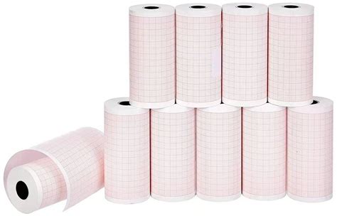 Buy LongTeco ECG Paper EKG Paper 80mm x 20m Premium Thermal Paper (10 ...