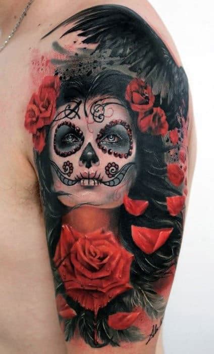 Top 67 Day Of The Dead Tattoo Ideas [2021 Inspiration Guide]