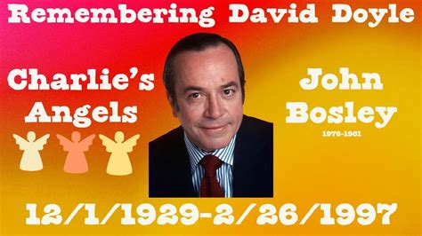 Remembering actor David Doyle on his birthday. 12/1/1929-2/26/1997. - YouTube