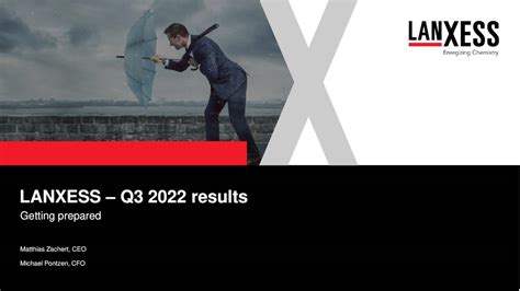 LANXESS Aktiengesellschaft 2022 Q3 - Results - Earnings Call ...