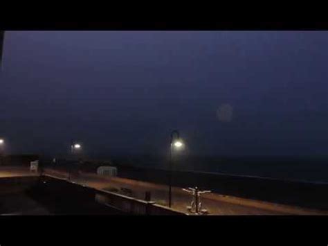 Tormenta Electrica Nocturna en la Playa - YouTube