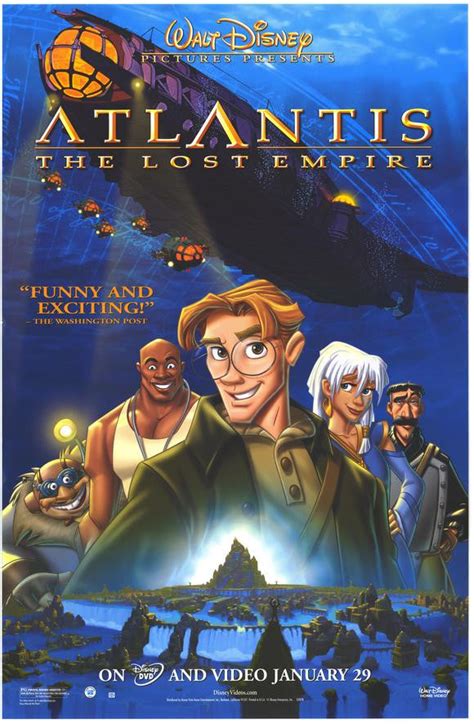 Atlantis the Lost Empire Movie Poster 27x40 Used Disney – Mason City Poster Company