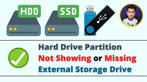 Fix Hard Drive Partition Not Showing or Missing External Hard Drive Issues