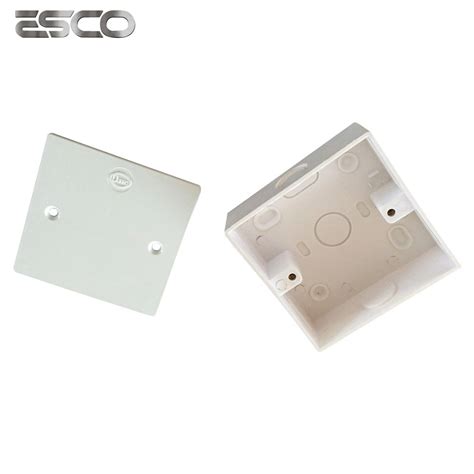 PVC Switch Surface Mounting Wall Socket Cover Cable Trunking Knockout ...