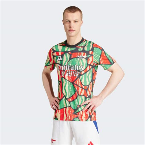 adidas Arsenal Pre-Match Jersey - Red | Free Shipping with adiClub ...