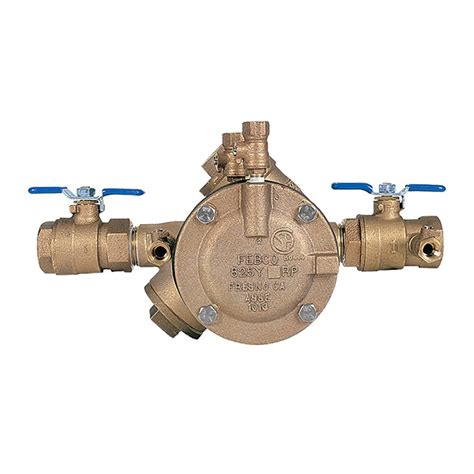 Febco 825Y RPZ Backflow Preventer 1-1/2 in. FPT | FE825Y-150 - Walmart.com - Walmart.com