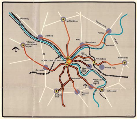 Transit Maps: Historical Map: Proposal for Rapid Transit in Pittsburgh ...