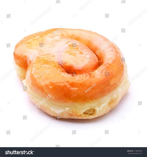 Glazed Honey Bun Doughnut Stock Photo 110894639 : Shutterstock