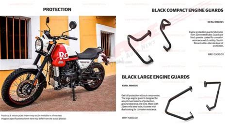 Royal Enfield Himalayan Scram 411 Accessories Price List - Official