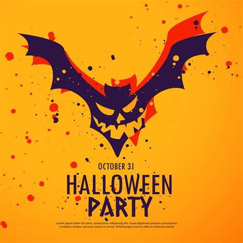 happy halloween party background illustration - Download Free Vector ...