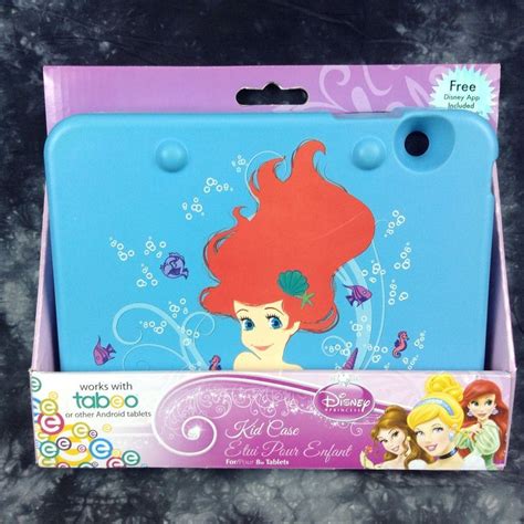 NIB Tabeo Tablet Android Case Kid Disney Princess Ariel Padded 8 inch # ...