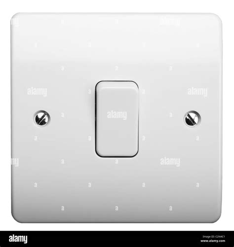 Standard UK Light Switch Stock Photo - Alamy