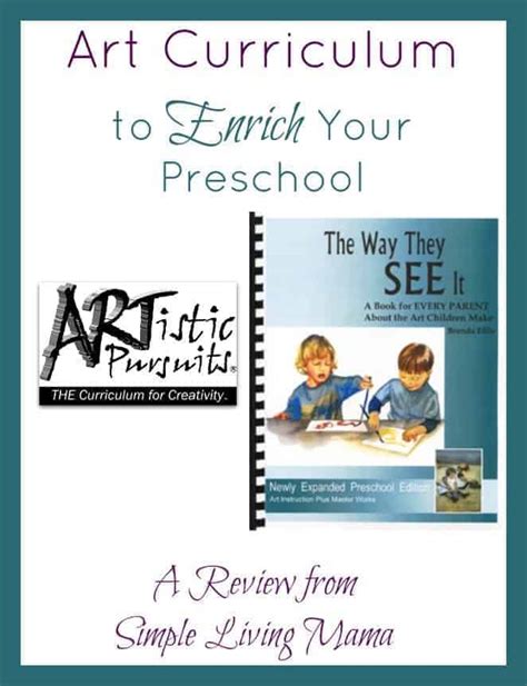 Art Curriculum to Enrich Your Preschool - Review - Simple Living Mama