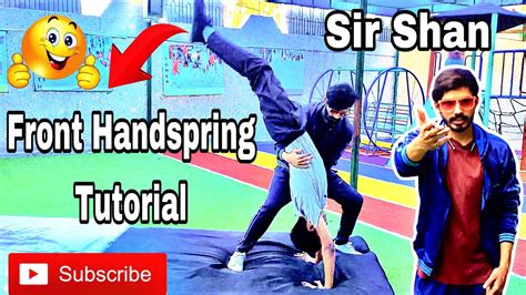 Front Handspring Tutorial | Coach Sir Shan - YouTube