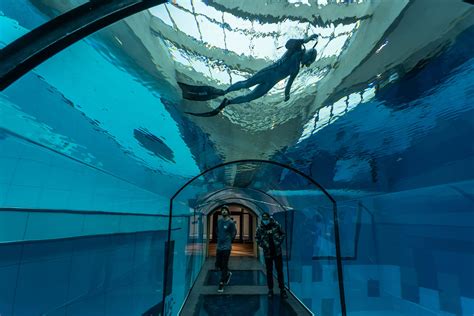 The ‘world’s deepest diving pool’ opened in Poland