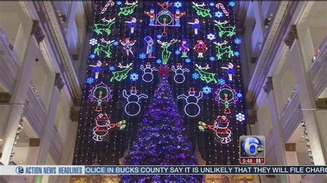 A Philadelphia tradition: Macy's Christmas Light Show - 6abc Philadelphia