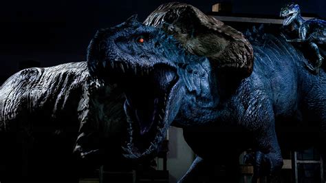 Jurassic World Rexy and Blue vs Indominus Rex by TrexGamerMan on DeviantArt