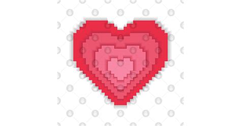 Minecraft heart - Minecraft - Sticker | TeePublic