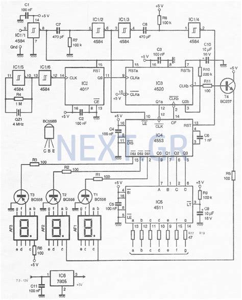 Simple Counter Circuit Diagram - Wiring Diagram